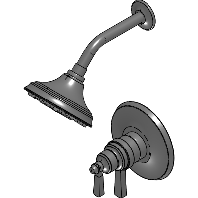 Delta Faucet Dorval_17T_Series-MC_H2Okinetic_Shower_Trim-T17T256-CZ Industrial Valves