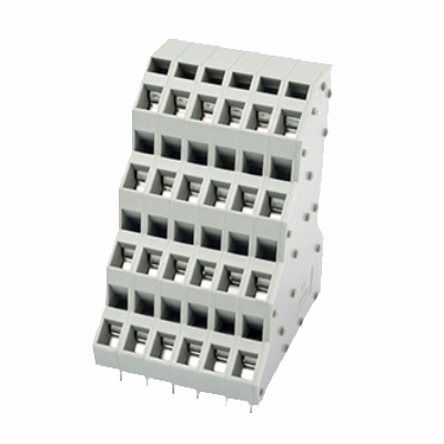 PCB Terminal Blocks,Spring Clamp Connection,Pitch:5.08mm,300V,10A