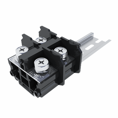 Feed-Through single level,Screw Connection,Width:25.00mm,M8,600V,200A