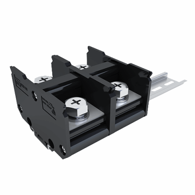 Feed-Through single level,Screw Connection,Width:45.00mm,M10,600V,380A