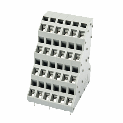 PCB Terminal Blocks,Spring Clamp Connection,Pitch:5.00mm,300V,10A