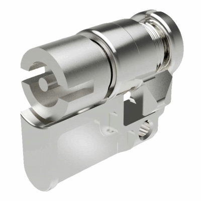 Profile-Cylinder with Insert, stainless steel