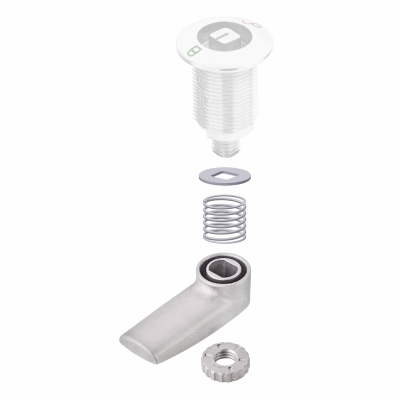 Height Adjustable Cam L45 Stainless Steel