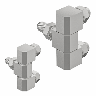 Corner Hinge three-part Pr04 180°