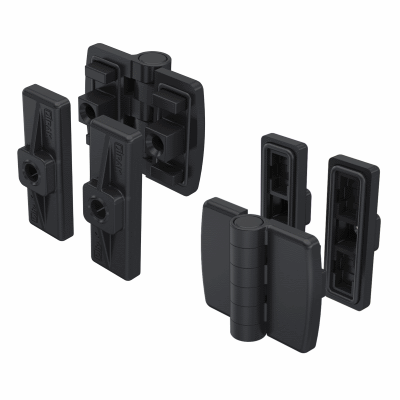 Hinge Pr01 with Fastening Bracket 180°