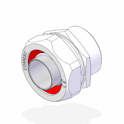 Connectors for metal flexible conduits
