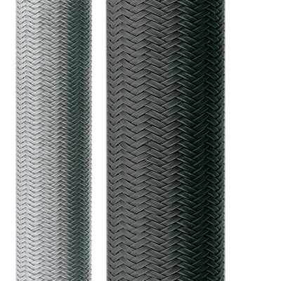 Wire braiding made of PET monofiles, round braiding