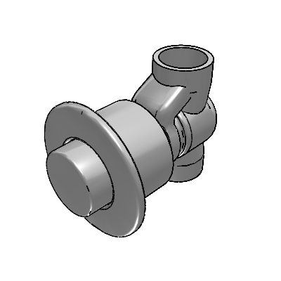 Docol Low pressure anti-vandal urinal valve , Pressmatic - DocolMatic Industrial Valves