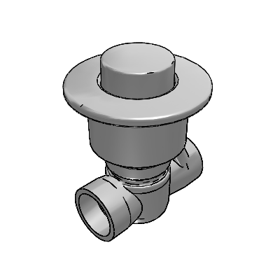 Docol High pressure anti-vandal urinal valve , Pressmatic - DocolMatic Industrial Valves