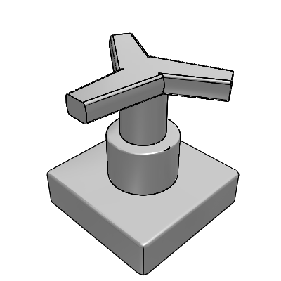 Docol Finish for DocolBase 1/2", 3/4" and 1" brushed copper register, DocolCity - DocolMetais Industrial Valves