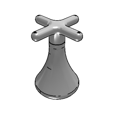 Docol Docol finish for DE 1/2" and 3/4" chrome, Liss - DocolMetais Industrial Valves