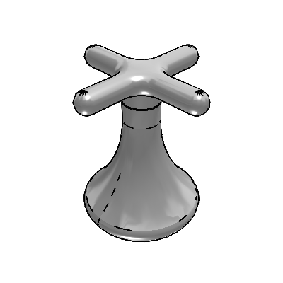 Docol Docol finish for FA 1/2" and 3/4" register brushed graphite, Liss - DocolMetais Industrial Valves