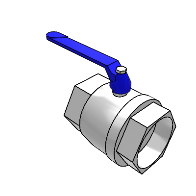 Docol Ball valve with blue lever 1/2" - DocolBásicos Industrial Valves