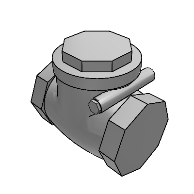 Docol 2 1/2" horizontal check valve - DocolBásicos Industrial Valves