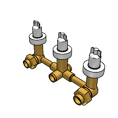 Docol Mixer for bath and shower (Ban-Chu) DocolBase Brass - DocolBásicos Industrial Valves
