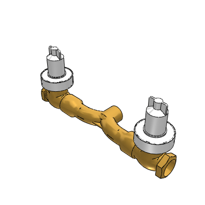 Docol Mixer for bath or shower G 3/4" x Ø22 - DocolBásicos Industrial Valves