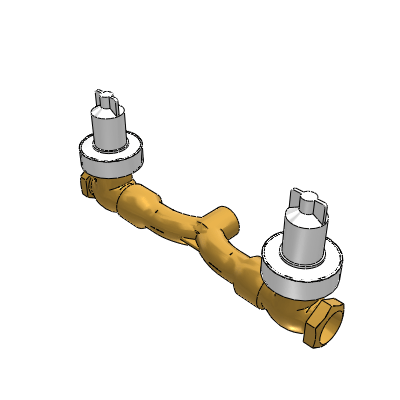 Docol Mixer for bath or shower G 3/4" x Ø22 - DocolBásicos Industrial Valves