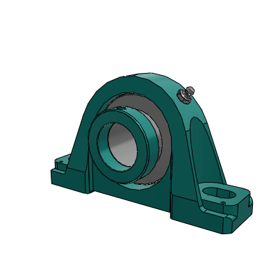 Eccentric Collar Pillow Block Bearings -(Normal Duty) -Low Backing Height