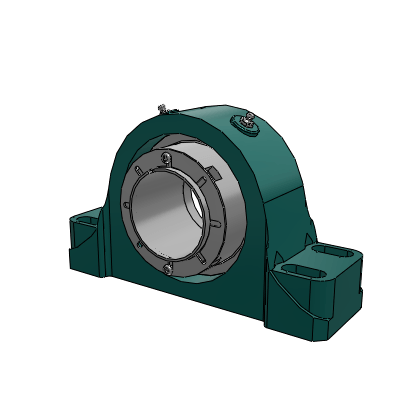Steel Imperial/E 2 Bolt Pillow Block-Inch-106-203