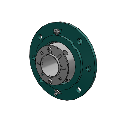 Steal Imperial Piloted Flange Bearingsi- Inch - 102-204