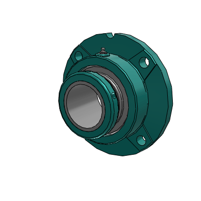 S-2000 3 & 4 Bolt Round Flange Bearing -Inch
