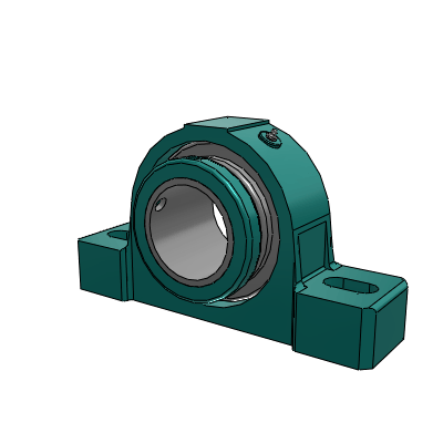 S-2000 Pillow Block Bearing -Inch (2-Bolt Base)