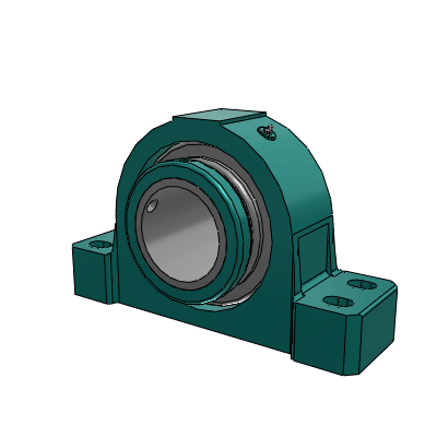 S-2000 Pillow Block Bearing -Inch (4-Bolt Base)