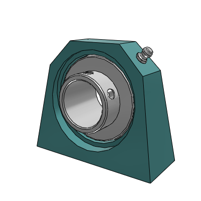SC Pillow Block Bearings -(Normal Duty) -Corrosion Resistant Insert -Polymer Housed -Tapped Base Housing -E-Z KLEEN