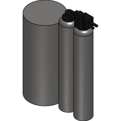 Duplex Softener and Brine Tank