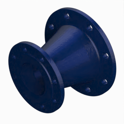 Eccentric double flange taper