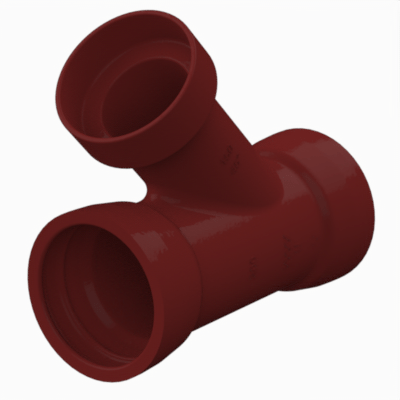 Double socket branch with TYTON® sockets