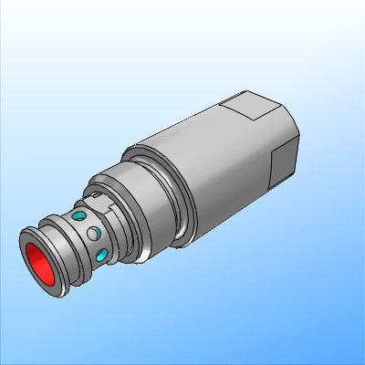 Pilot operated pressure control valve - cartridge 7/8-14 UNF