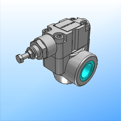 Pressure relief valve - threaded ports