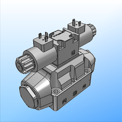 Distributore pilotato a comando elettrico o idraulico - attacchi a parete - ISO 4401-07 (CETOP 07)