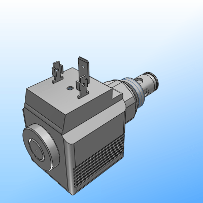 Solenoid actuated poppet valves – screw-in cartridge - SAE08, SAE10, SAE12