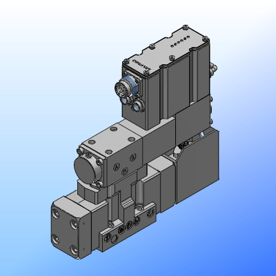 Directional control valves with servo-proportional pilot stage - with Fieldbus Electronics