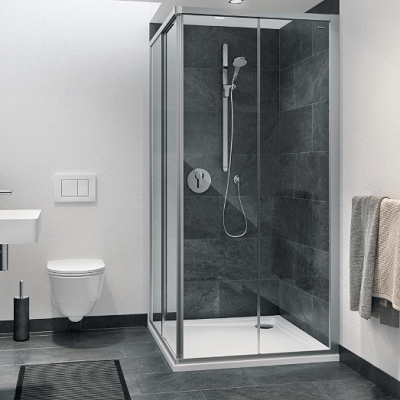 Schiebetür Eckeinstieg