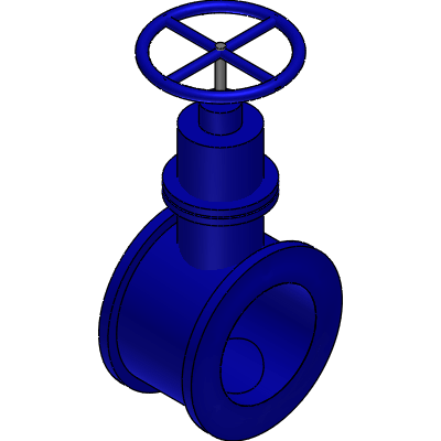 Задвижка клиновая DN100 PN 1.6 МПа