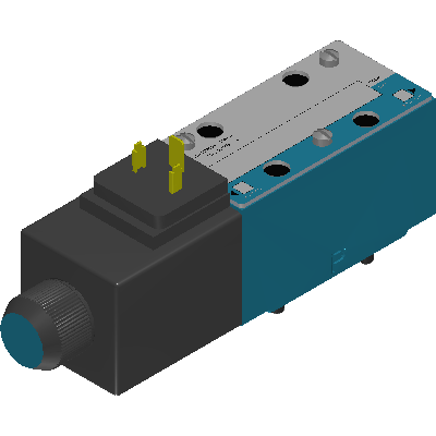Dynex D03 Valve - Single D.C. Solenoid, Hirschmann Connector Industrial Valves