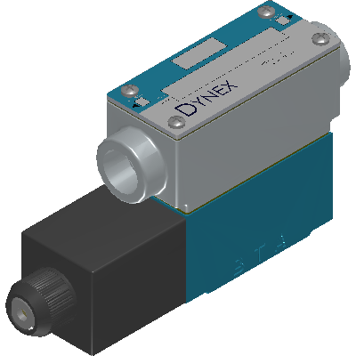 Dynex D03 Valve - Single D.C. Solenoid, Wiring Box Industrial Valves