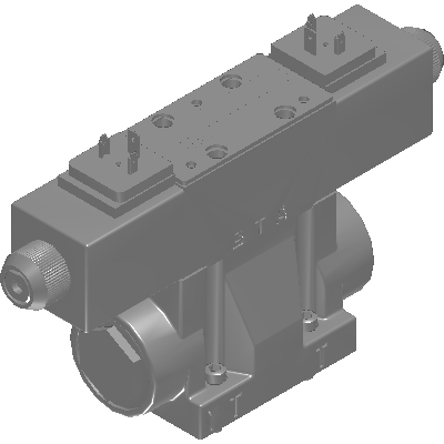 Dynex High Flow D05H Pattern Directional Control Valve , Double D.C. Solenoid Piloted Industrial Valves