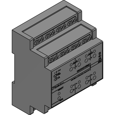 EELECTRON DIN Heating Actuator 8 In 8 Out Industrial Valves