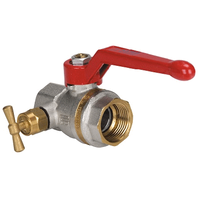 2-way ball valve for liquids