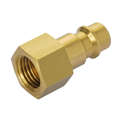 Plug nipple with female thread