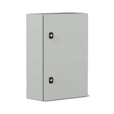 Aluminium, single door enclosure