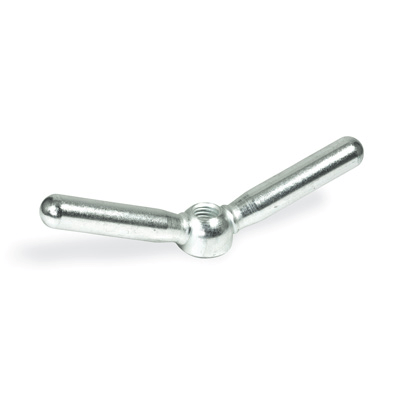 Clamping nuts with double lever