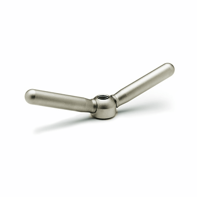 Clamping nuts with double lever
