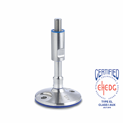 Levelling elements Hygienic Design
