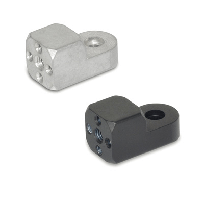 Pivoting connecting clamps for fixing sensor holders