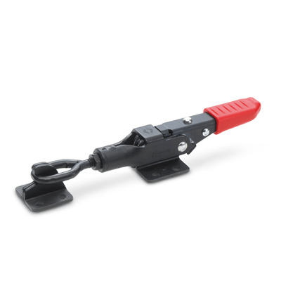 Latch clamps with safety device